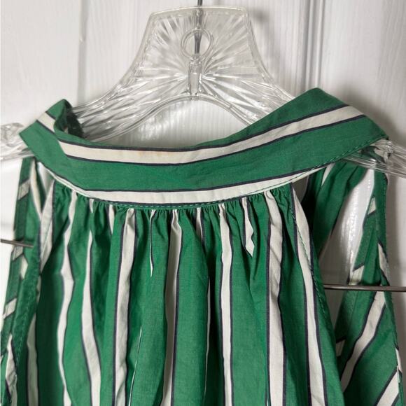 Staud Mini Marlowe Dress in Seaweed Stripe S - Picture 4 of 8